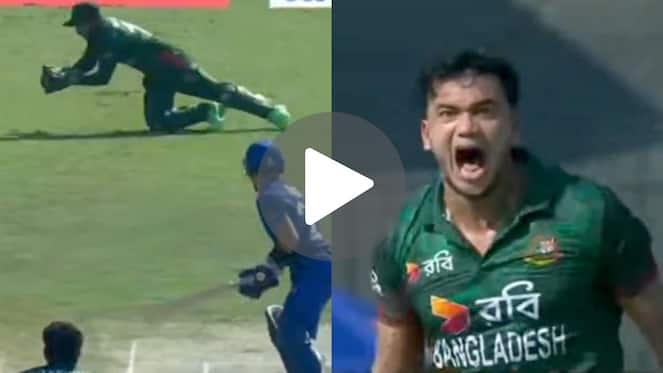 [Watch] Mushfiqur Rahim Dives Like A Tiger As Taskin Roars After Dismissing Gurbaz